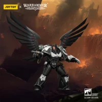 Action Figure - JoyToy Raven Guard Corvus Corax, Primarch of the XIX Legion 1 18 (with artificer-crafted lightning talons, archa (8)
