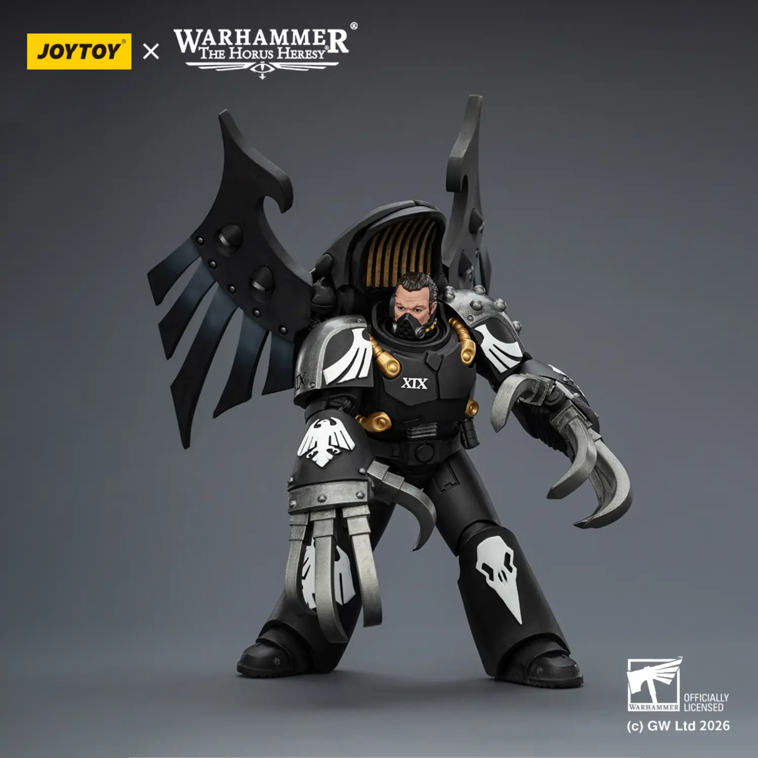 Action Figure - JoyToy Raven Guard Dark Fury, Chooser of the Slain with Raven_s Talon claws 1 18 - Warhammer The Horus Heresy 3