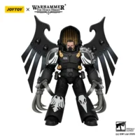 Action Figure - JoyToy Raven Guard Dark Fury, Chooser of the Slain with Raven_s Talon claws 1 18 - Warhammer The Horus Heresy in white background