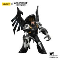 Action Figure - JoyToy Raven Guard Dark Fury, Chooser of the Slain with Raven_s Talon claws 1 18 - Warhammer The Horus Heresy in white background 3