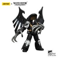 Action Figure - JoyToy Raven Guard Dark Fury, Chooser of the Slain with Raven_s Talon claws 1 18 - Warhammer The Horus Heresy in white background 4
