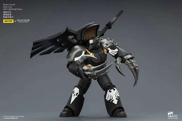 Action Figure - JoyToy Raven Guard Dark Fury with Lightning Claws 1 18 - Warhammer The Horus Heresy rectangle image 4