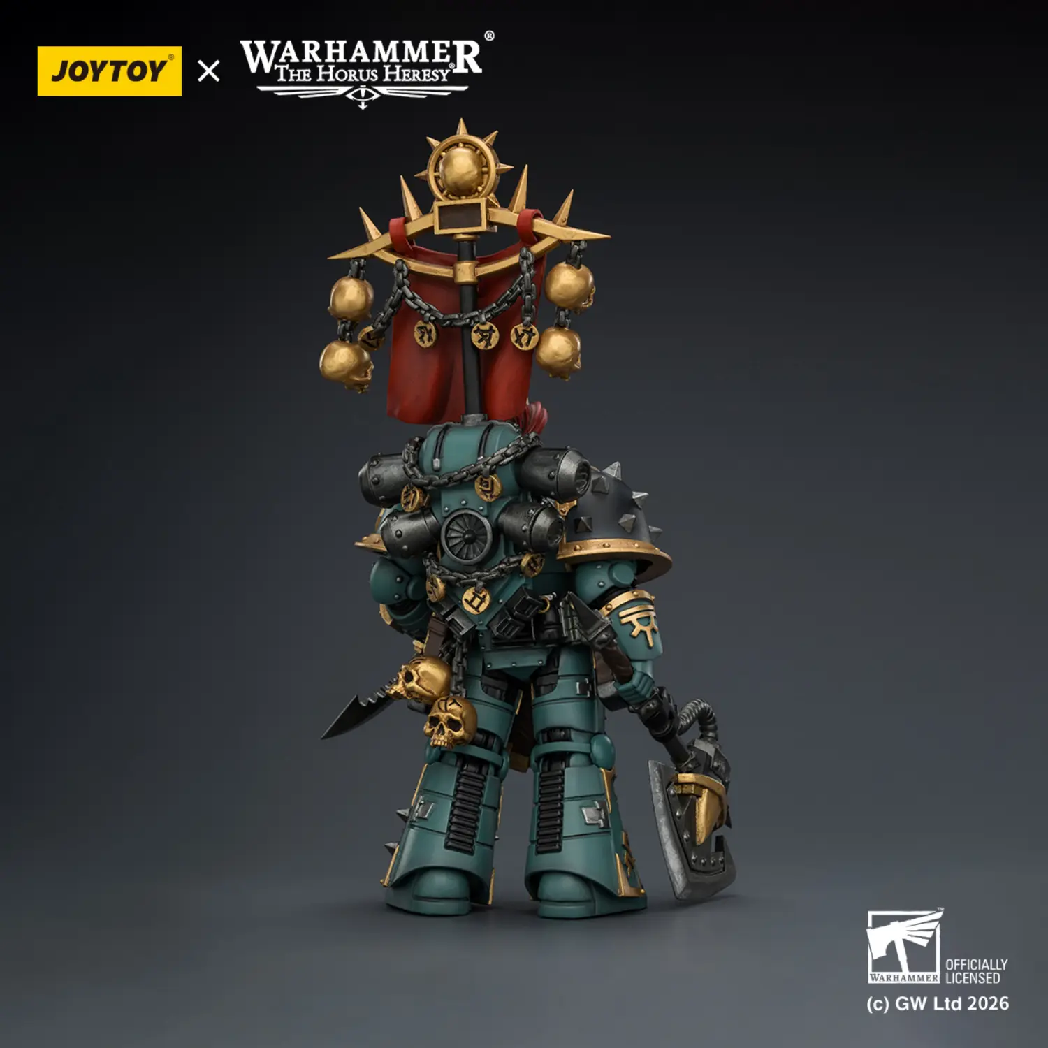 Action Figure - JoyToy Sons of Horus Vheren Ashurhaddon (Master of the True Sons) 1 18 - Warhammer The Horus Heresy & The XVI Legion 2