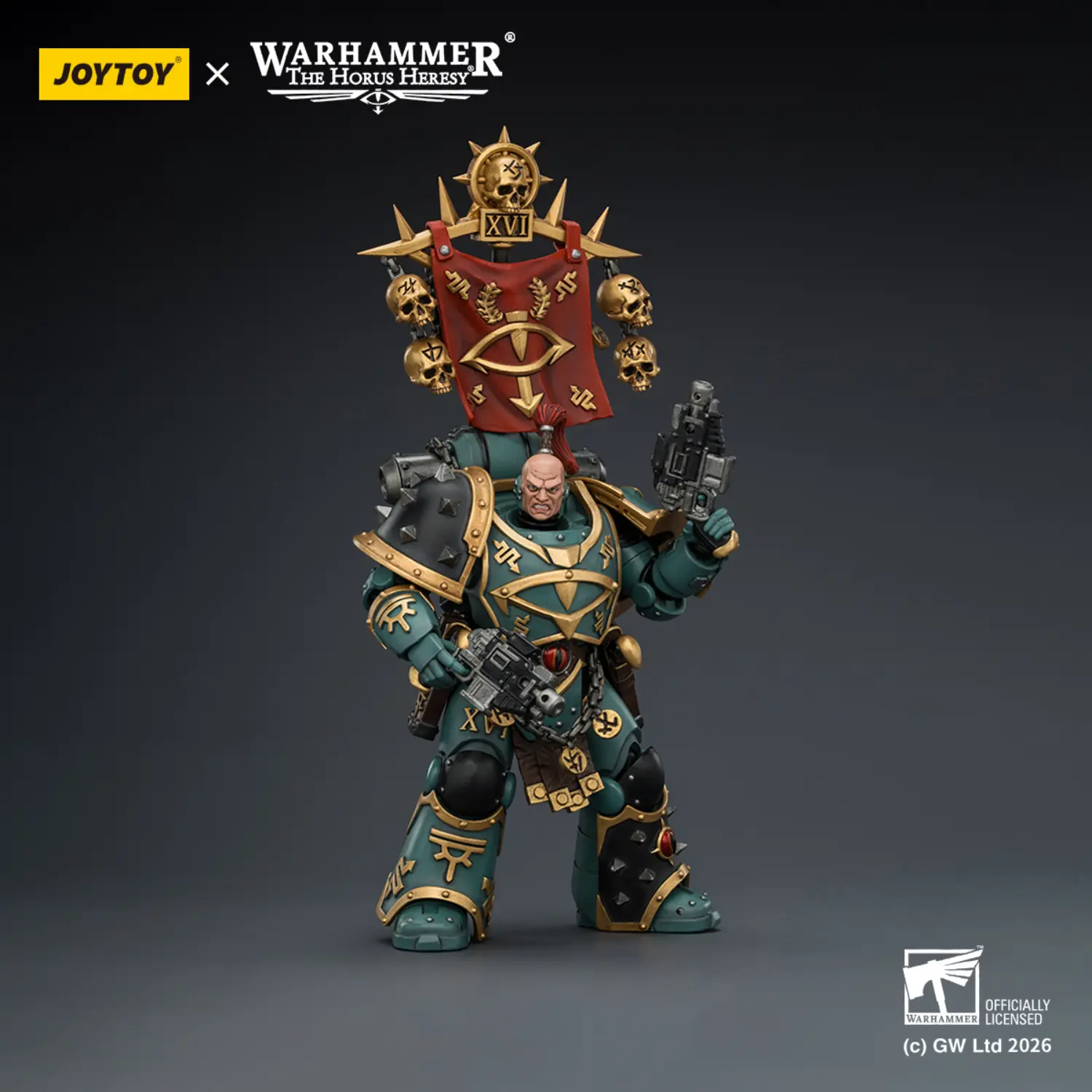 Action Figure - JoyToy Sons of Horus Vheren Ashurhaddon (Master of the True Sons) 1 18 - Warhammer The Horus Heresy & The XVI Legion 5