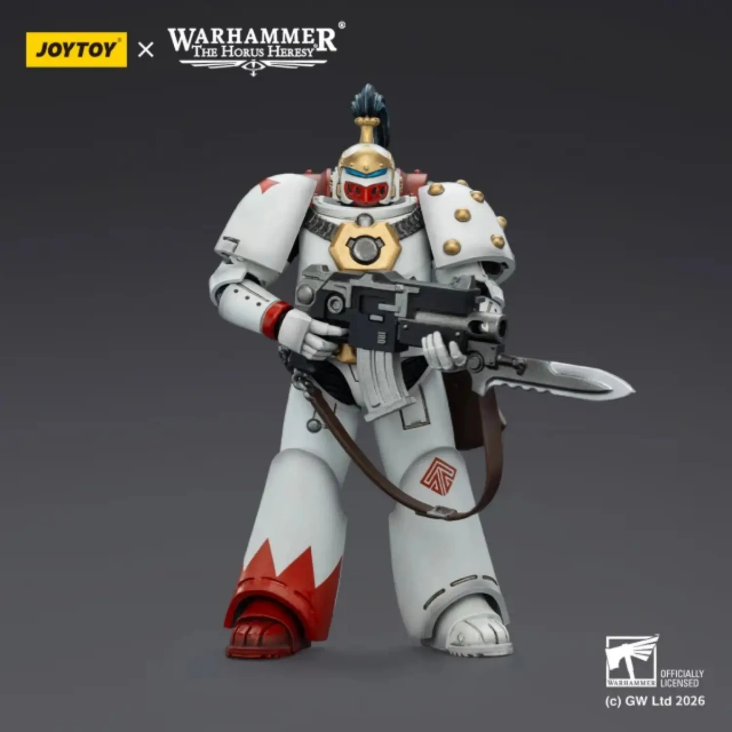 Action Figure - JoyToy White Scars MKVI Tactical Legionary 118 - Warhammer The Horus Heresy