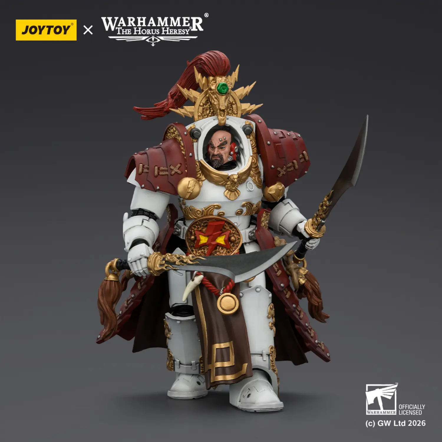 Action Figure - JoyToy White Scars Qin Xa-Master of the Keshig with paired blades _theTails of the Dragon_ 1 18 - Warhammer The Horus Heresy 3
