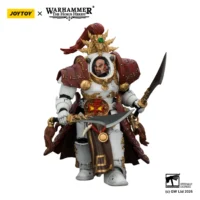 Action Figure - JoyToy White Scars Qin Xa-Master of the Keshig with paired blades _theTails of the Dragon_ 1 18 - Warhammer The Horus Heresy in white background 3