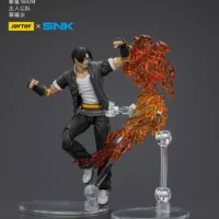 Action Figure - Kyo Kusanagi fighting on display stand 1 KOF _98 UM Hero Team SNK 1 18 - JOYTOY The King of Fighters rectangle image