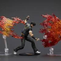 Action Figure - Kyo Kusanagi with fire ball KOF _98 UM Hero Team SNK 1 18 - JOYTOY The King of Fighters rectangle image 1