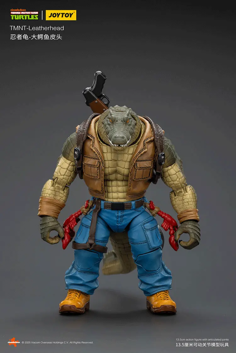 Action Figure Leatherhead Tmnt Nickelodeon 1 18 Joytoy Teenage Mutant Ninja Turtles Rectangle Image 1