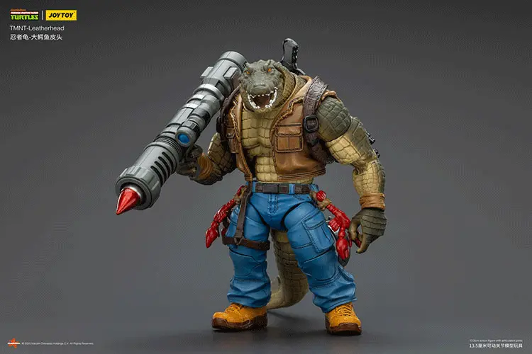 Action Figure Leatherhead Tmnt Nickelodeon 1 18 Joytoy Teenage Mutant Ninja Turtles Rectangle Image 2