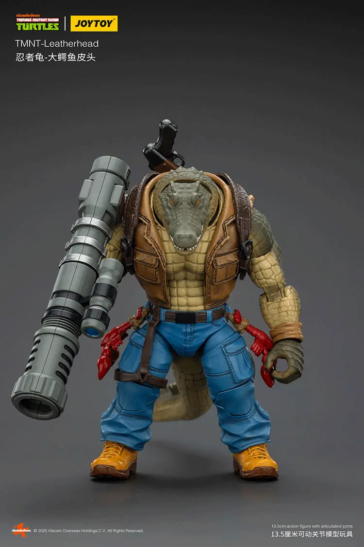 Action Figure Leatherhead Tmnt Nickelodeon 1 18 Joytoy Teenage Mutant Ninja Turtles Rectangle Image 3