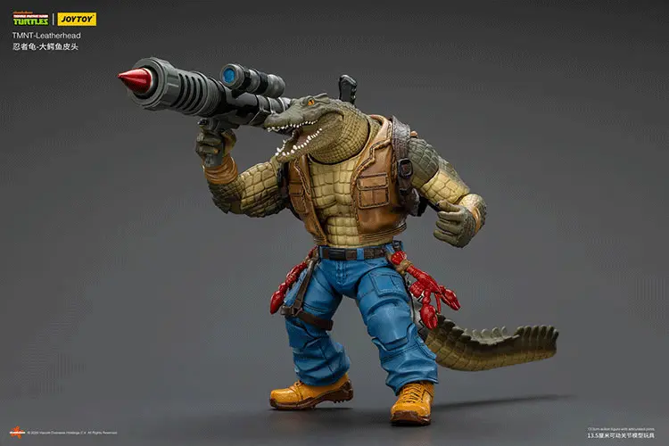 Action Figure Leatherhead Tmnt Nickelodeon 1 18 Joytoy Teenage Mutant Ninja Turtles Rectangle Image 4