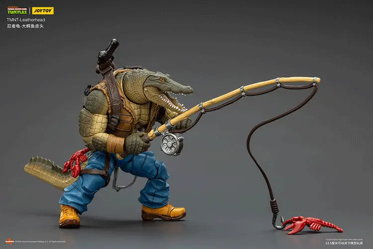 Action Figure Leatherhead Tmnt Nickelodeon 1 18 Joytoy Teenage Mutant Ninja Turtles Rectangle Image 6