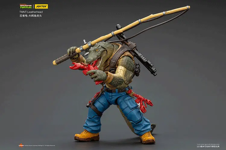 Action Figure Leatherhead Tmnt Nickelodeon 1 18 Joytoy Teenage Mutant Ninja Turtles Rectangle Image 7