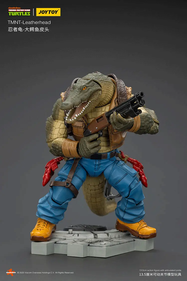 Action Figure Leatherhead Tmnt Nickelodeon 1 18 Joytoy Teenage Mutant Ninja Turtles Rectangle Image 8
