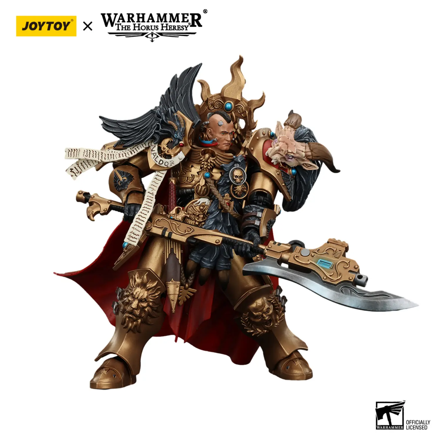 Action Figure - Legio Custodes Constantin Valdor, Captain-General of the Legio Custodes 1 18 - JOTYOY Warhammer The Horus Heresy in white background 4 Action Figure Legio Custodes Constantin Valdor, Captain General Of The Legio Custodes 1 18 Jotyoy Warhammer The Horus Heresy In White Background 4