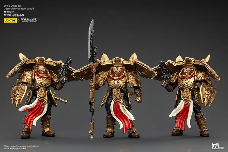 Action Figure - Legio Custodes Custodian Venatari Squad 1 18 - JOTYOY Warhammer The Horus Heresy rectangle image Action Figure Legio Custodes Custodian Venatari Squad 1 18 Jotyoy Warhammer The Horus Heresy Rectangle Image