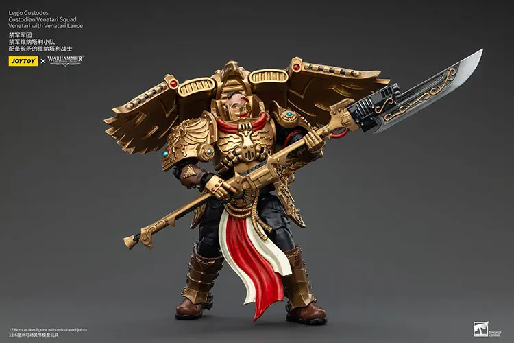 Action Figure - Legio Custodes Custodian Venatari Squad Venatari with Venatari Lance 1 18 - JOTYOY Warhammer The Horus Heresy rectangle image 2 Action Figure Legio Custodes Custodian Venatari Squad Venatari With Venatari Lance 1 18 Jotyoy Warhammer The Horus Heresy Rectangle Image 2
