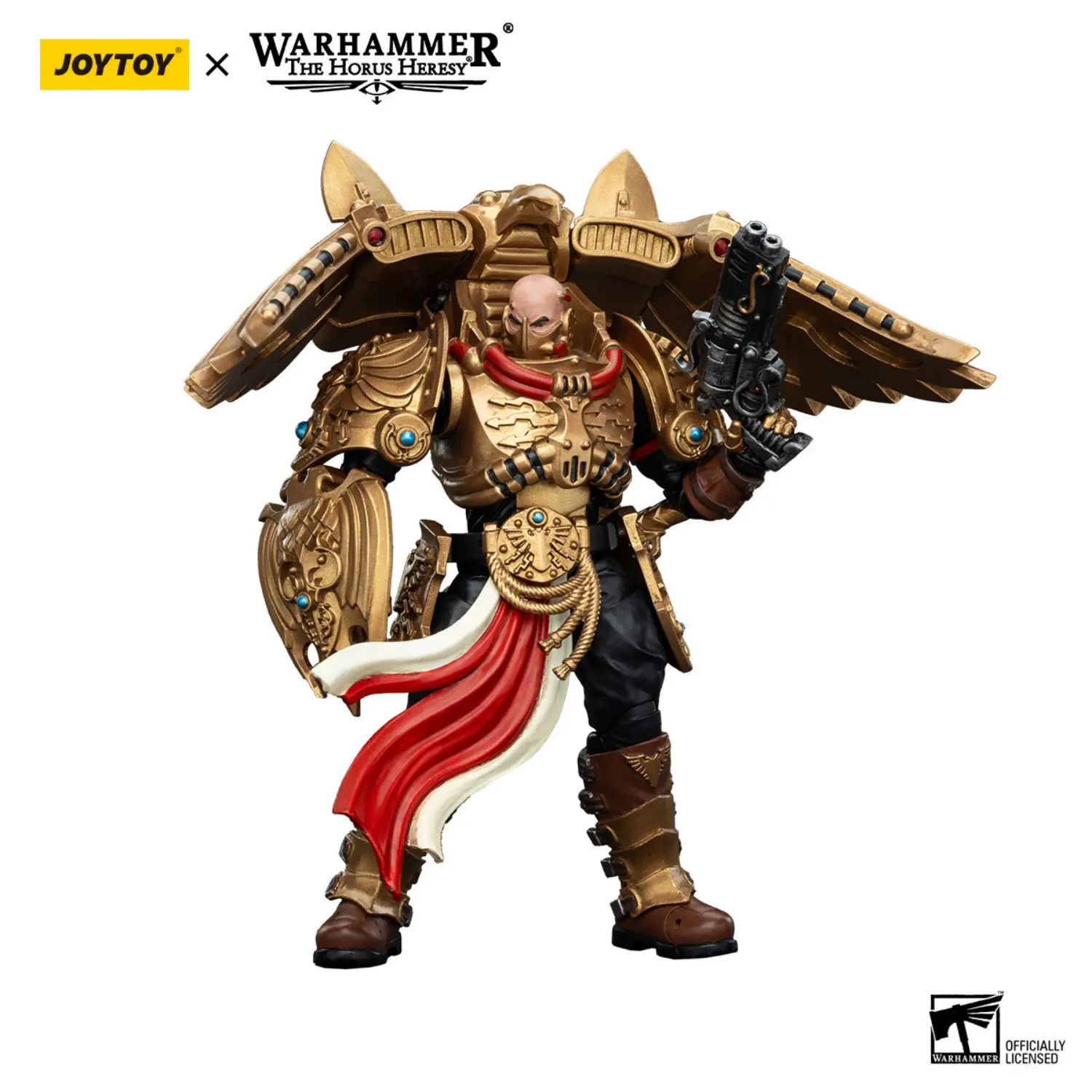 Action Figure - Legio Custodes Custodian Venatari with Kinetic Destroyer 1 18 - JOTYOY Warhammer The Horus Heresy in white background 2 Action Figure Legio Custodes Custodian Venatari With Kinetic Destroyer 1 18 Jotyoy Warhammer The Horus Heresy In White Background 2