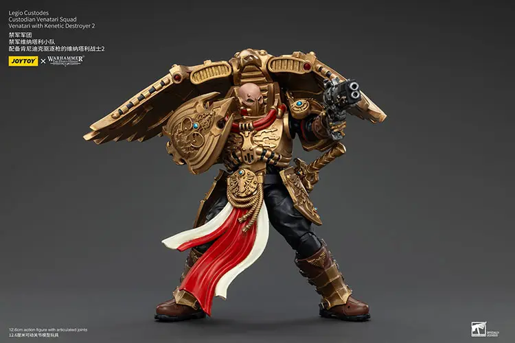 Action Figure - Legio Custodes Custodian Venatari with Kinetic Destroyer 1 18 - JOTYOY Warhammer The Horus Heresy rectangle image 2 Action Figure Legio Custodes Custodian Venatari With Kinetic Destroyer 1 18 Jotyoy Warhammer The Horus Heresy Rectangle Image 2