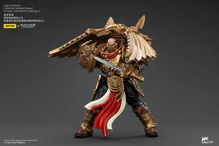 Action Figure - Legio Custodes Custodian Venatari with Kinetic Destroyer 1 18 - JOTYOY Warhammer The Horus Heresy rectangle image 6 Action Figure Legio Custodes Custodian Venatari With Kinetic Destroyer 1 18 Jotyoy Warhammer The Horus Heresy Rectangle Image 6