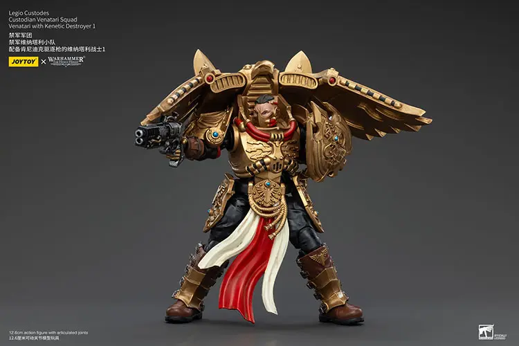 Action Figure - Legio Custodes Venatari with Kinetic Destroyer 1 18 - JOTYOY Warhammer The Horus Heresy rectangle image 3 Action Figure Legio Custodes Venatari With Kinetic Destroyer 1 18 Jotyoy Warhammer The Horus Heresy Rectangle Image 3