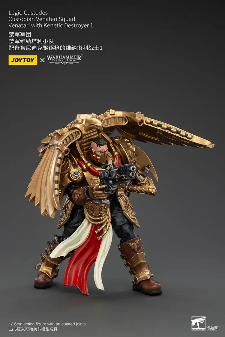 Action Figure - Legio Custodes Venatari with Kinetic Destroyer 1 18 - JOTYOY Warhammer The Horus Heresy rectangle image 5 Action Figure Legio Custodes Venatari With Kinetic Destroyer 1 18 Jotyoy Warhammer The Horus Heresy Rectangle Image 5