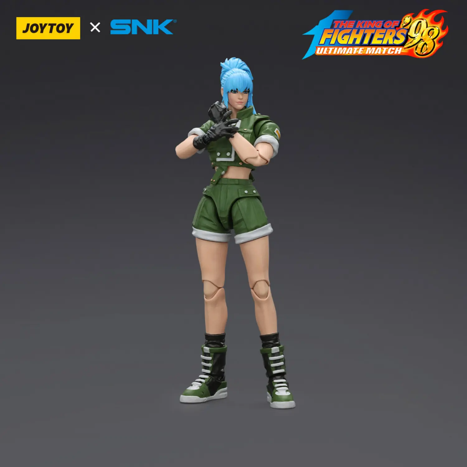 Action Figure - Leona Heidern KOF '98 UM Ikari Warriors Team SNK 1 18 - JOYTOY The King of Fighters