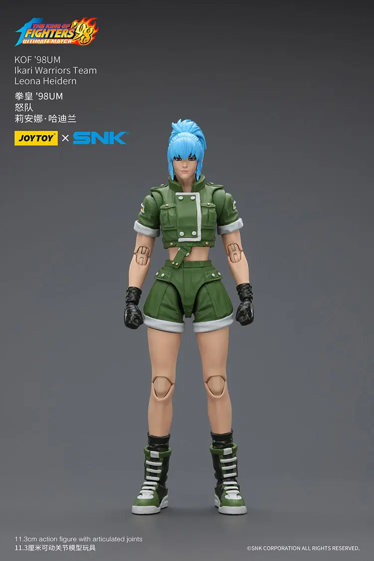 Action Figure - Leona Heidern KOF _98 UM Ikari Warriors Team SNK 1 18 - JOYTOY The King of Fighters rectangle image 1