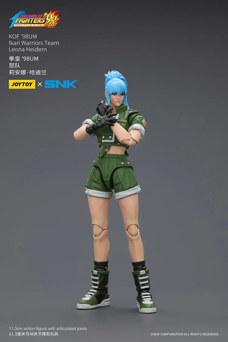 Action Figure - Leona Heidern KOF _98 UM Ikari Warriors Team SNK 1 18 - JOYTOY The King of Fighters rectangle image 2