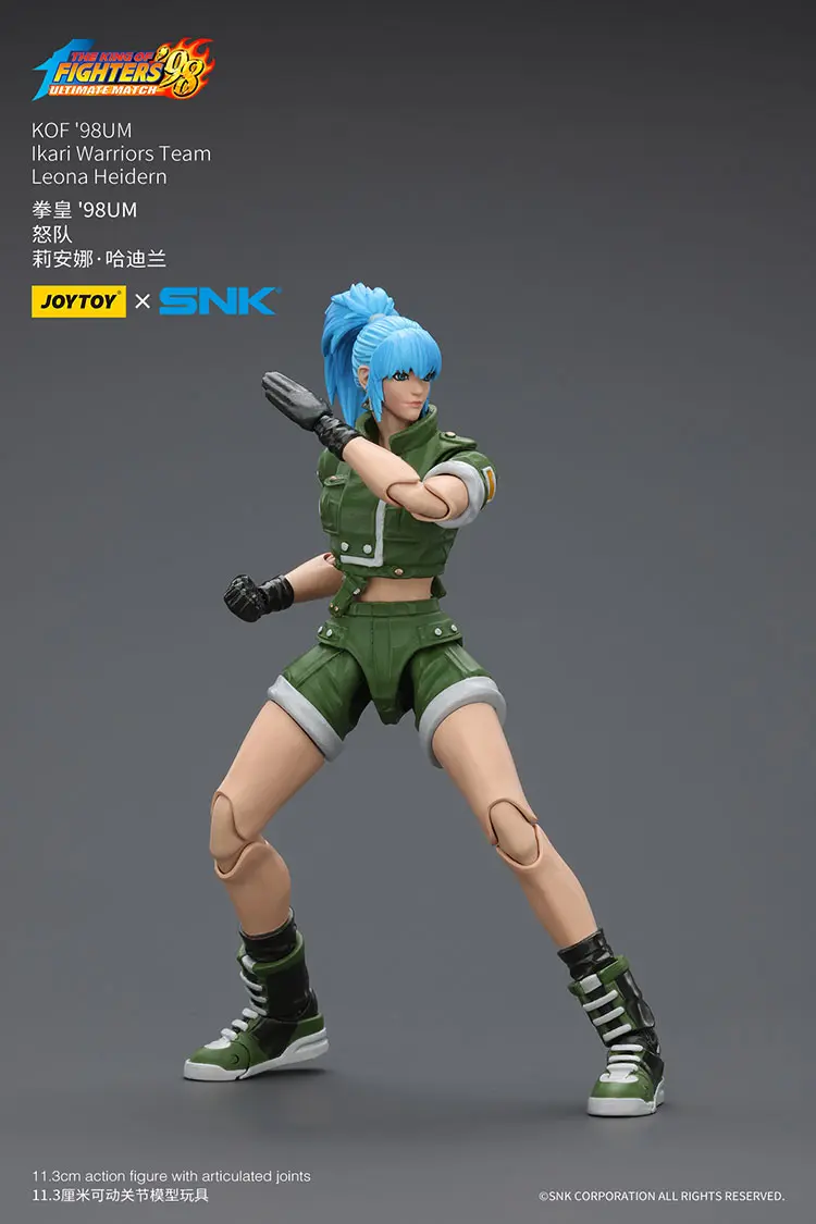 Action Figure - Leona Heidern KOF _98 UM Ikari Warriors Team SNK 1 18 - JOYTOY The King of Fighters rectangle image 4