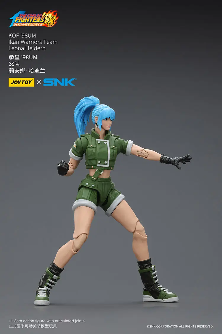 Action Figure - Leona Heidern KOF _98 UM Ikari Warriors Team SNK 1 18 - JOYTOY The King of Fighters rectangle image 6