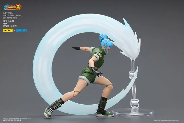 Action Figure - Leona Heidern figthing 2 KOF _98 UM Ikari Warriors Team SNK 1 18 - JOYTOY The King of Fighters rectangle image