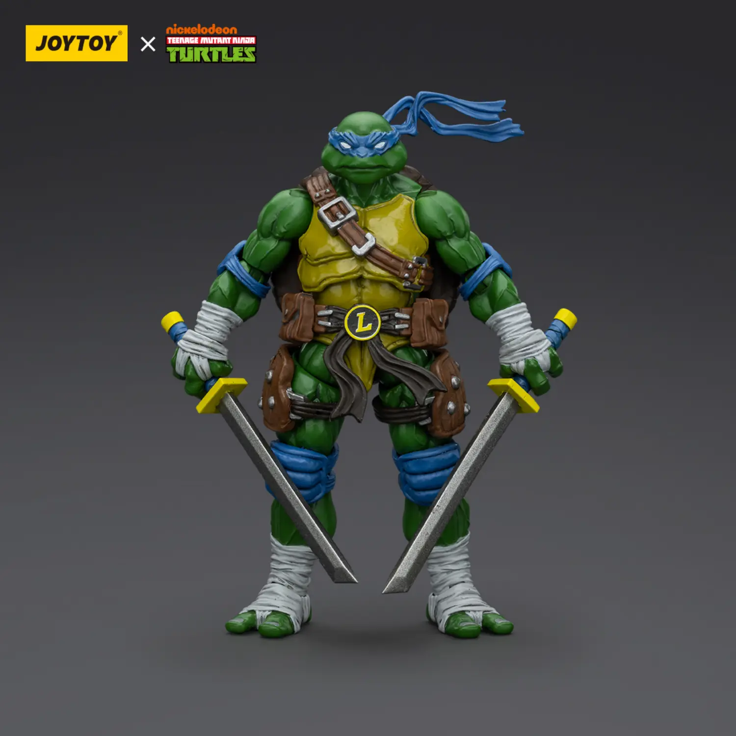 Action Figure - Leonardo TMNT Nickelodeon 1 18 - JOYTOY Teenage Mutant Ninja Turtles