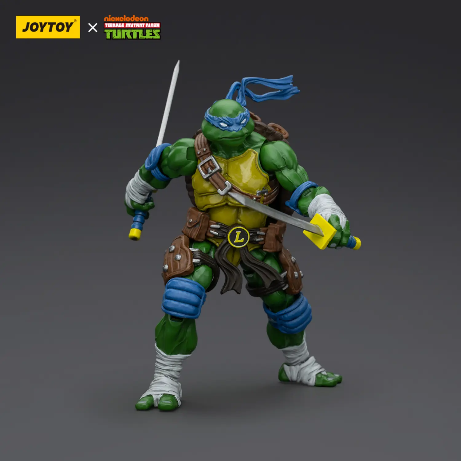 Action Figure - Leonardo TMNT Nickelodeon 1 18 - JOYTOY Teenage Mutant Ninja Turtles 4