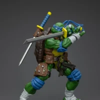 Action Figure - Leonardo TMNT Nickelodeon 1 18 - JOYTOY Teenage Mutant Ninja Turtles rectangle image 9