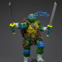 Action Figure - Leonardo TMNT Nickelodeon 1 18 - JOYTOY Teenage Mutant Ninja Turtles with skateboard rectangle image