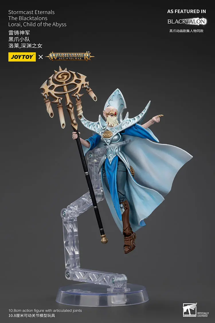 Action Figure - Lorai, Child of the Abyss on display stand Stormcast Eternals The Blacktalons 1 18 - JOTYOY Warhammer Age of Sigmar rectangle image 2 Action Figure Lorai, Child Of The Abyss On Display Stand Stormcast Eternals The Blacktalons 1 18 Jotyoy Warhammer Age Of Sigmar Rectangle Image 2