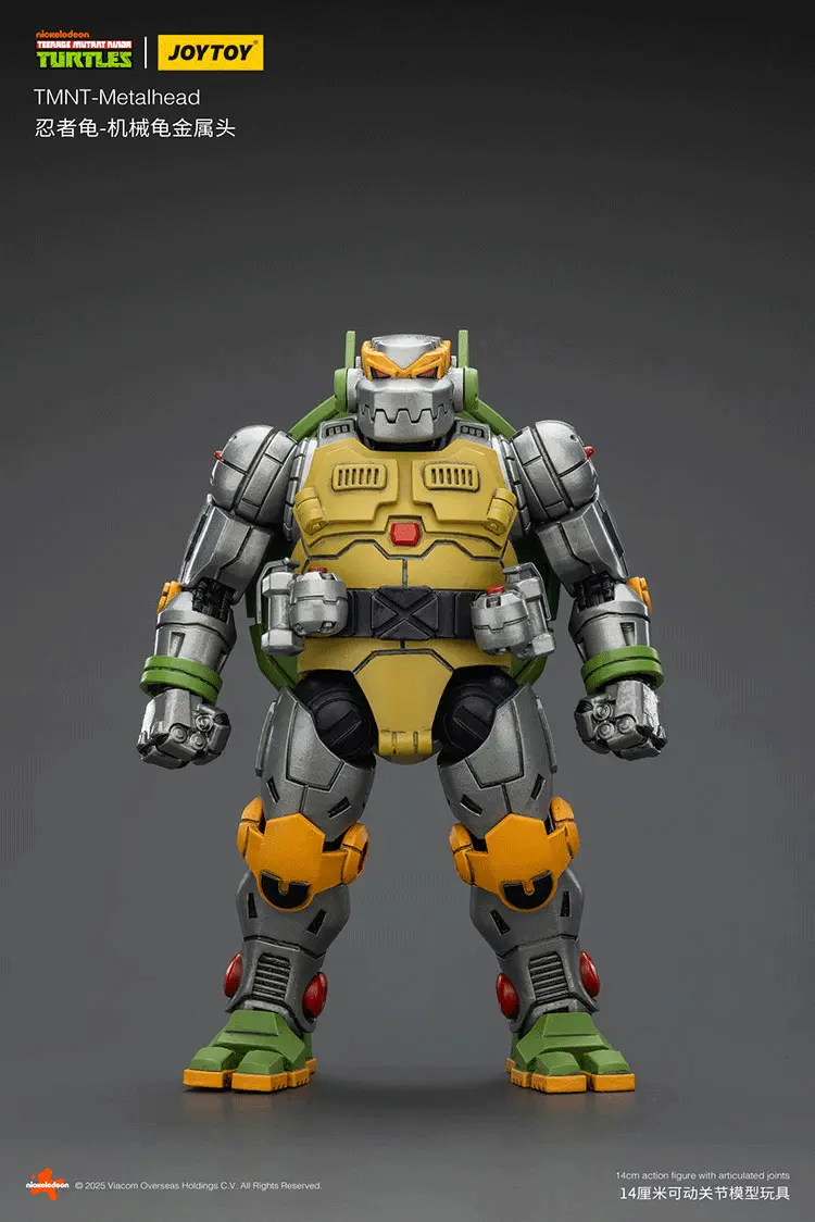 Action Figure - Metalhead TMNT Nickelodeon 1 18 - JOYTOY Teenage Mutant Ninja Turtles rectangle image 1 Action Figure Metalhead Tmnt Nickelodeon 1 18 Joytoy Teenage Mutant Ninja Turtles Rectangle Image 1