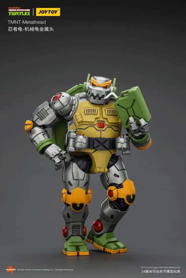 Action Figure - Metalhead TMNT Nickelodeon 1 18 - JOYTOY Teenage Mutant Ninja Turtles rectangle image 10 Action Figure Metalhead Tmnt Nickelodeon 1 18 Joytoy Teenage Mutant Ninja Turtles Rectangle Image 10