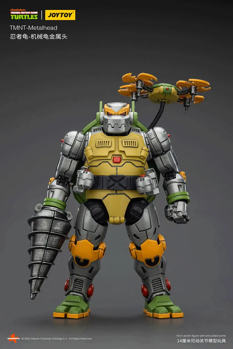 Action Figure - Metalhead TMNT Nickelodeon 1 18 - JOYTOY Teenage Mutant Ninja Turtles rectangle image 2 Action Figure Metalhead Tmnt Nickelodeon 1 18 Joytoy Teenage Mutant Ninja Turtles Rectangle Image 2