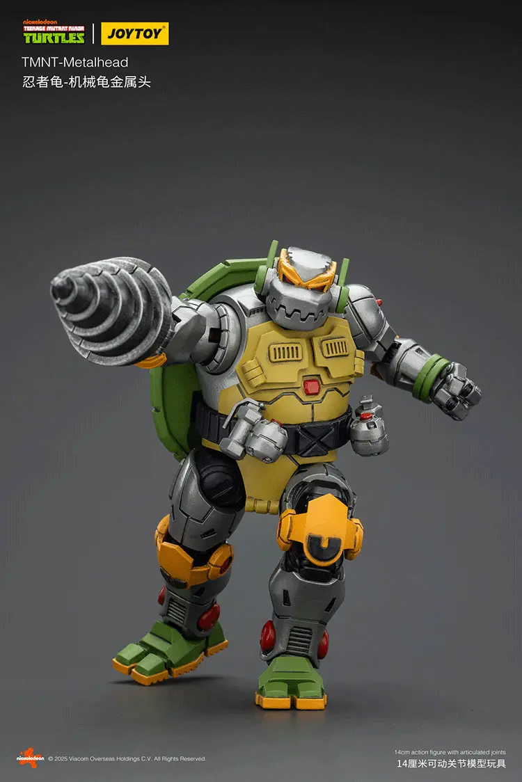 Action Figure - Metalhead TMNT Nickelodeon 1 18 - JOYTOY Teenage Mutant Ninja Turtles rectangle image 4 Action Figure Metalhead Tmnt Nickelodeon 1 18 Joytoy Teenage Mutant Ninja Turtles Rectangle Image 4