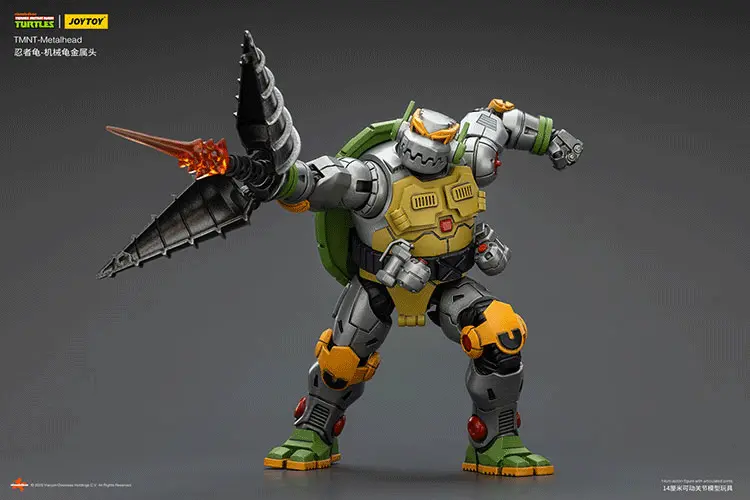 Action Figure - Metalhead TMNT Nickelodeon 1 18 - JOYTOY Teenage Mutant Ninja Turtles rectangle image 5 Action Figure Metalhead Tmnt Nickelodeon 1 18 Joytoy Teenage Mutant Ninja Turtles Rectangle Image 5