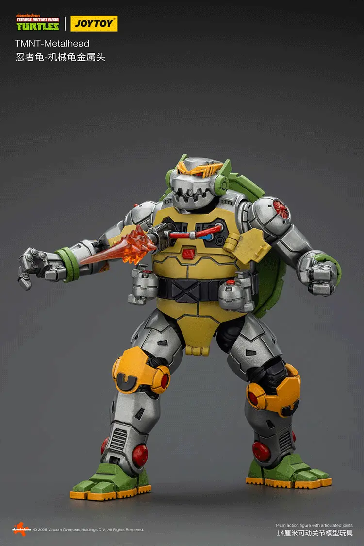 Action Figure - Metalhead TMNT Nickelodeon 1 18 - JOYTOY Teenage Mutant Ninja Turtles rectangle image 7 Action Figure Metalhead Tmnt Nickelodeon 1 18 Joytoy Teenage Mutant Ninja Turtles Rectangle Image 7