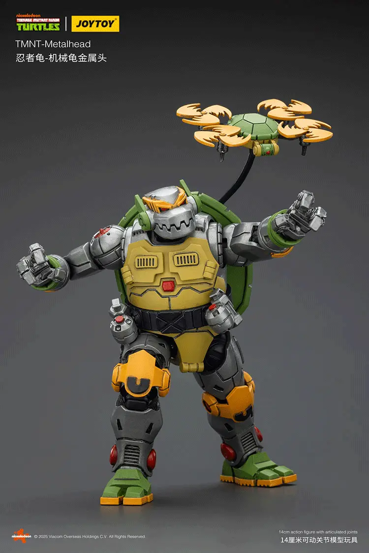 Action Figure - Metalhead TMNT Nickelodeon 1 18 - JOYTOY Teenage Mutant Ninja Turtles rectangle image 8 Action Figure Metalhead Tmnt Nickelodeon 1 18 Joytoy Teenage Mutant Ninja Turtles Rectangle Image 8