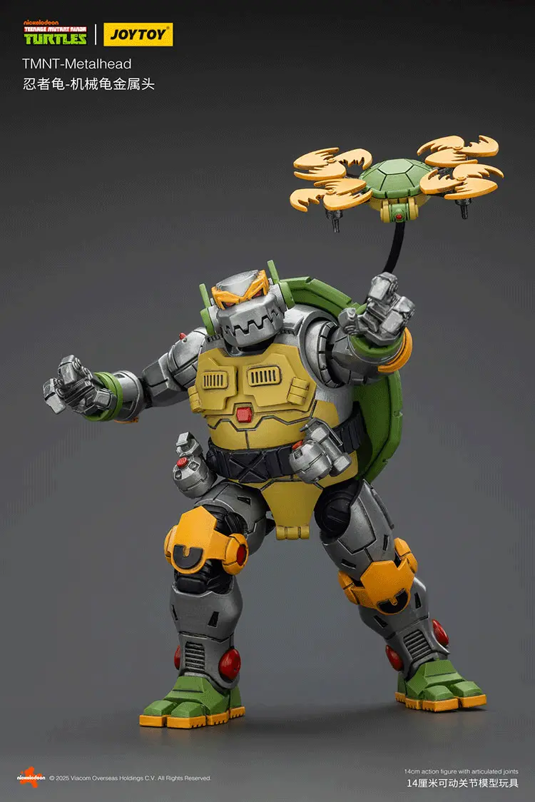 Action Figure - Metalhead TMNT Nickelodeon 1 18 - JOYTOY Teenage Mutant Ninja Turtles rectangle image 9 Action Figure Metalhead Tmnt Nickelodeon 1 18 Joytoy Teenage Mutant Ninja Turtles Rectangle Image 9