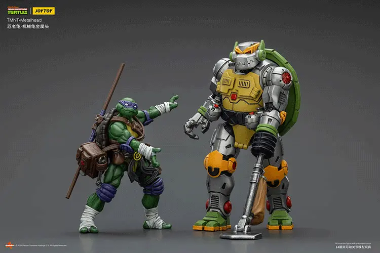 Action Figure - Metalhead with turtles TMNT Nickelodeon 1 18 - JOYTOY Teenage Mutant Ninja Turtles rectangle image Action Figure Metalhead With Turtles Tmnt Nickelodeon 1 18 Joytoy Teenage Mutant Ninja Turtles Rectangle Image