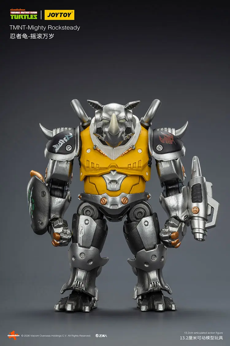 Action Figure - Mighty Rocksteady TMNT Nickelodeon 1 18 - JOYTOY Teenage Mutant Ninja Turtles rectangle image 1 Action Figure Mighty Rocksteady Tmnt Nickelodeon 1 18 Joytoy Teenage Mutant Ninja Turtles Rectangle Image 1