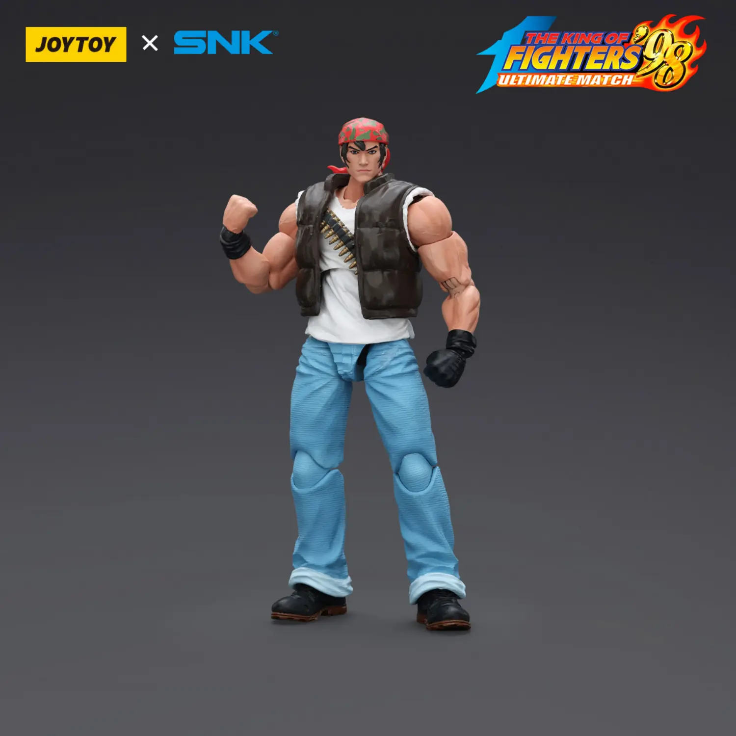 Action Figure - Ralf Jones KOF '98 UM Ikari Warriors Team SNK 1 18 - JOYTOY The King of Fighters Action Figure - Ralf Jones KOF '98 UM Ikari Warriors Team SNK 1 18 - JOYTOY The King of Fighters